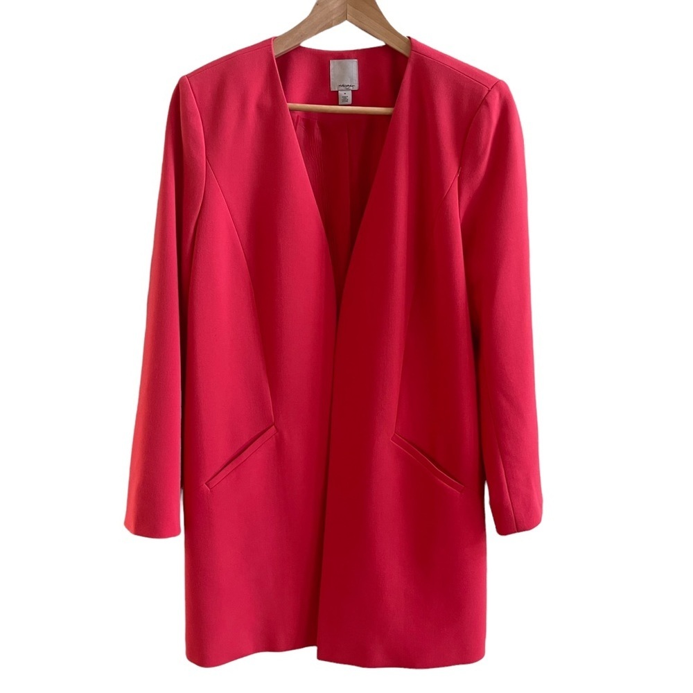 Halogen Oversize Long Jacket in Pink Size:‎ M